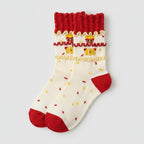 Red Ruffled Cupcake Crew Socks – apparel accessories (view 1)