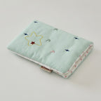 Mint Star Moon Embroidered Card Holder Wallet – bags & wallets (view 1)