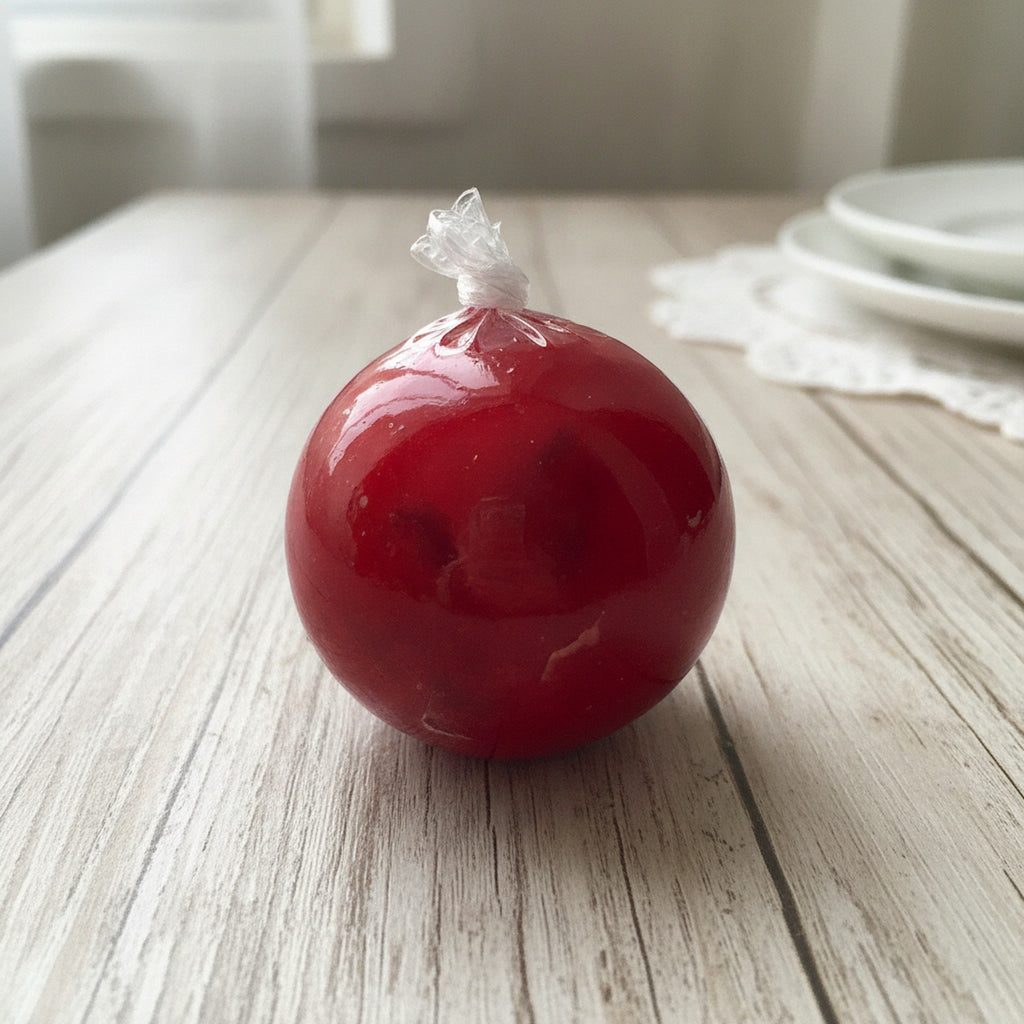 Crispy Bubble Squishy Ball - Deep Red