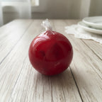 Crispy Bubble Squishy Ball - Deep Red