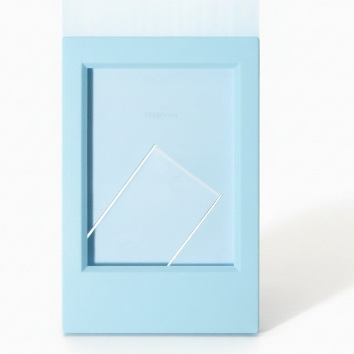 Rectangular Photo Frame with Stand - Sky Blue – stationery (view 1)