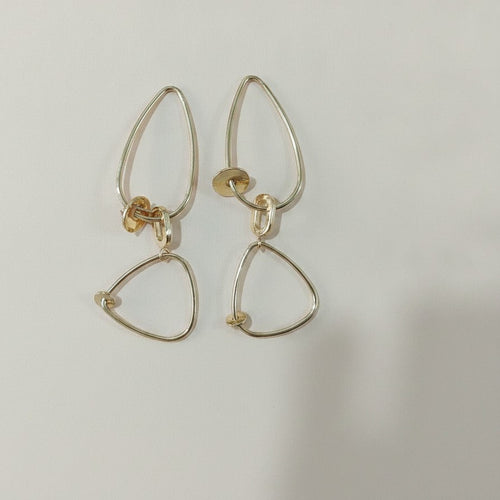 Abstract Geometric Dangle Earrings – jewelry (view 1)
