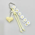 Daisy Charm Keychain - Yellow