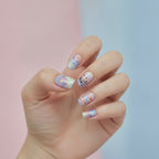 Dreamy Sky Press-On Nail Set - Pastel Sky