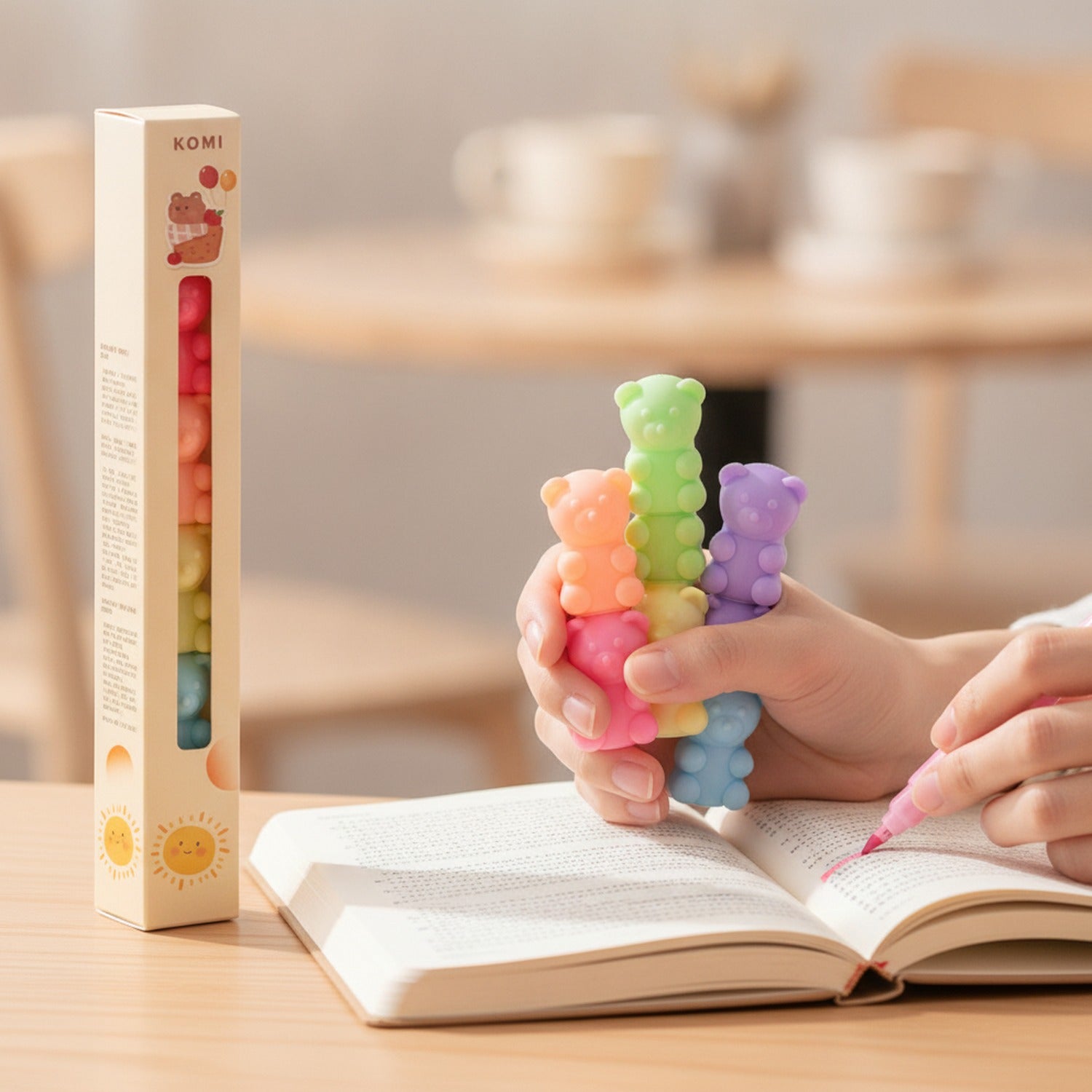 Cute Bunny Gel Pen Set Bear