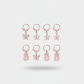 Pink Charm Hair Clips Set Pink Sparkle