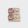 Apple & Floral Hair Clip Duo Red Apple & Floral