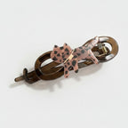 Leopard Print Tortoiseshell Hair Claw Clip – hair accessories (view 1)