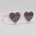 Heart Shape Pink Sunglasses With Dark Lenses – eyewear (view 1)