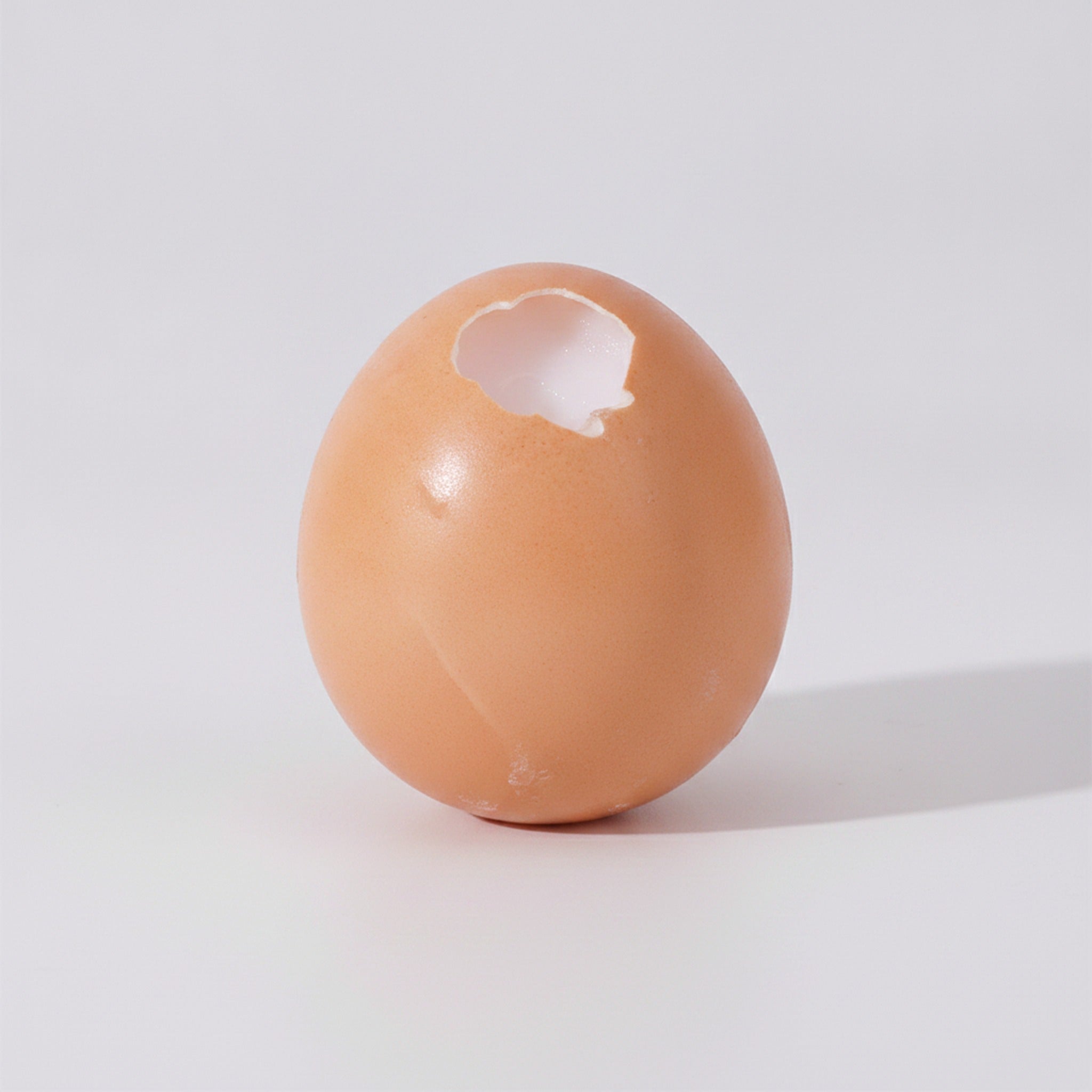 Cracked Egg Squishy Toy - Natural
