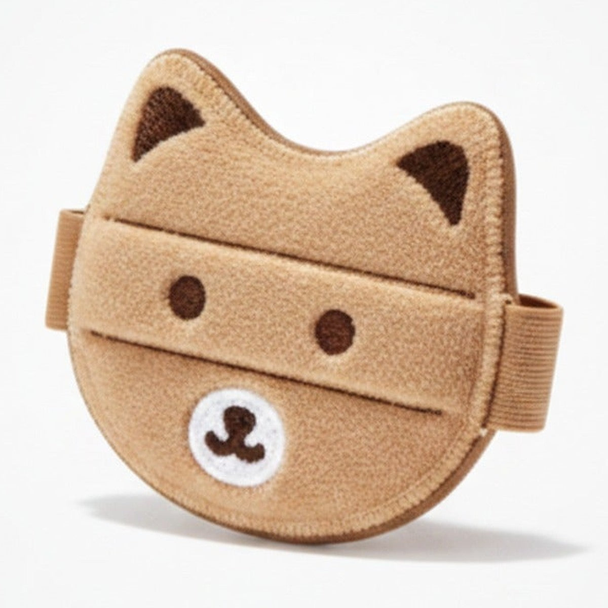 Cute Cat Face Makeup Compact Mirror Pouch – Korean beauty tool (view 1)