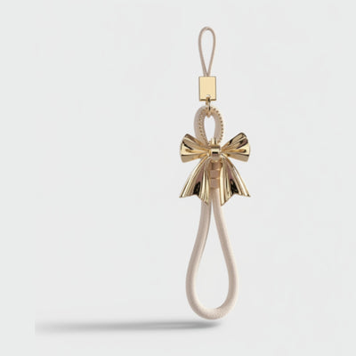Gold Lace Tumbler With Pearl Bow Charm