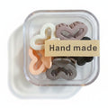 Heart Shaped Acrylic Hair Clips Set – hair accessories (view 1)
