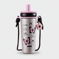 Cute Butterfly Charm Insulated Tumbler With Beaded Strap – novelty & toys (view 1)