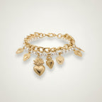 Chunky Pearl Charm Bracelet – jewelry (view 1)