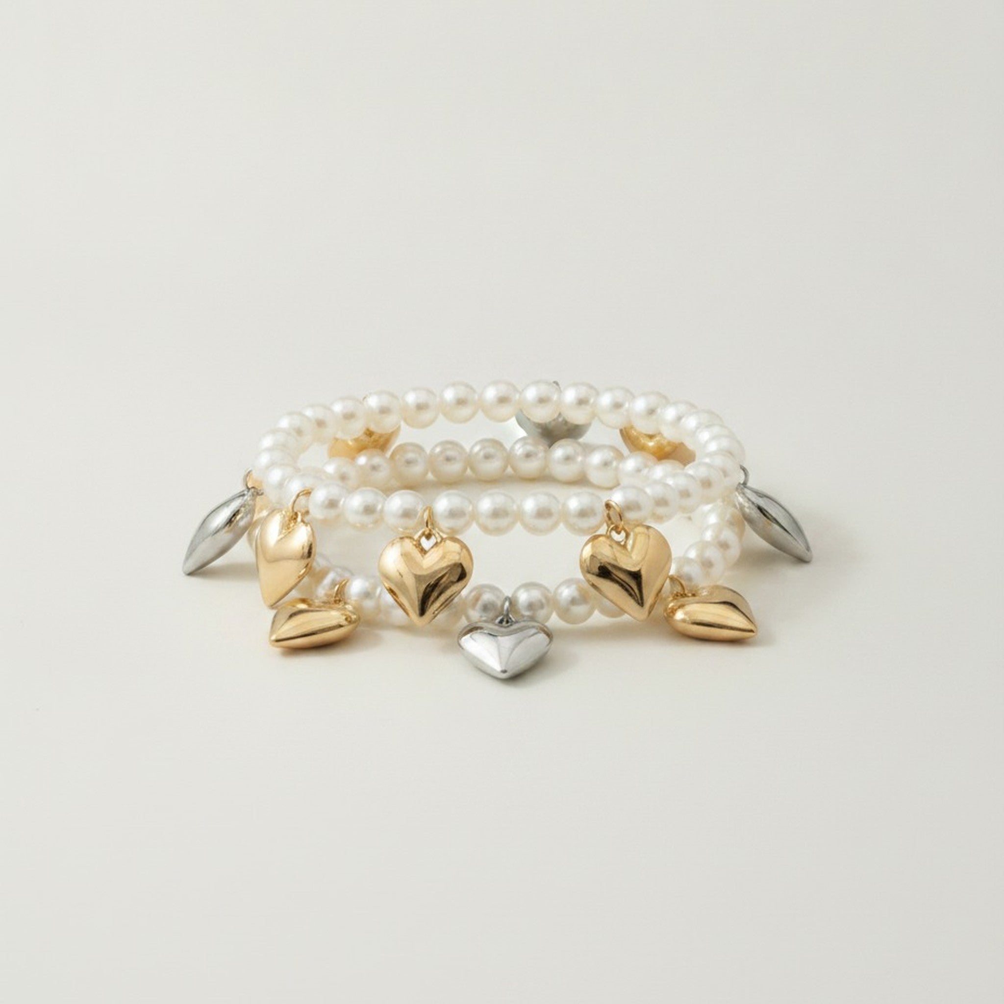Chunky Pearl Charm Bracelet – jewelry (view 5)
