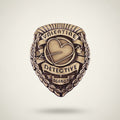 Valentine Detective Agency Collectible Metal Badge – novelty & toys (view 1)