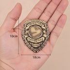 Valentine Detective Agency Collectible Metal Badge – novelty & toys (view 3)