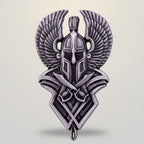 Winged Warrior Helmet Crest Pin – apparel accessories (view 1)