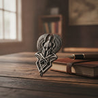 Winged Warrior Helmet Crest Pin – apparel accessories (view 2)