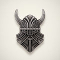 Fantasy Viking Dwarf Helmet Pin – jewelry (view 1)