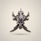 Gothic Skull Swords Metal Emblem – jewelry (view 1)