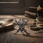 Gothic Skull Swords Metal Emblem – jewelry (view 2)