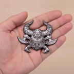 Nordic Warrior Head With Axes Design – apparel accessories (view 3)