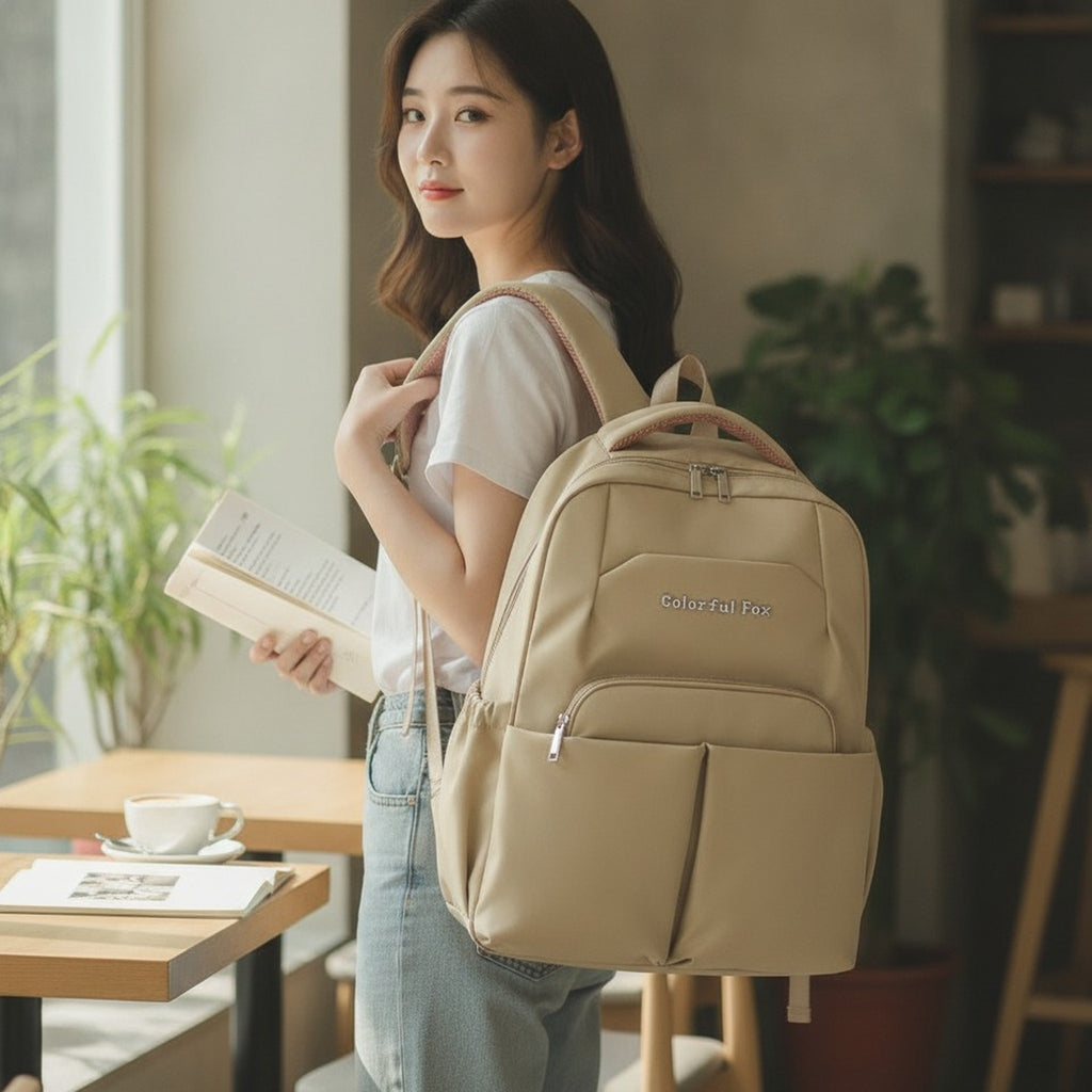 Modern Multi-Pocket Everyday Backpack – bags & wallets (view 3)