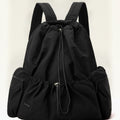 Chic Crinkled Drawstring Backpack – bags & wallets (view 1)
