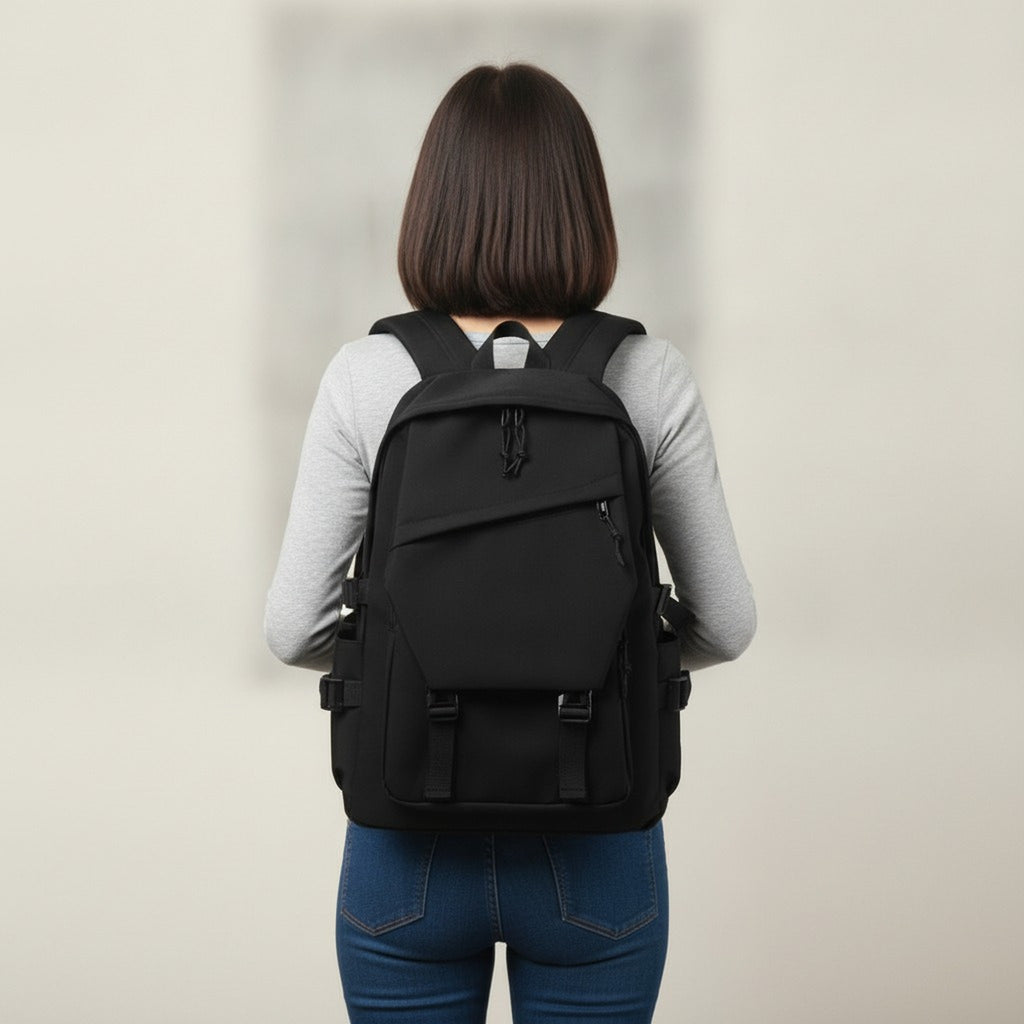Classic Minimalist Everyday Backpack – bags & wallets (view 6)