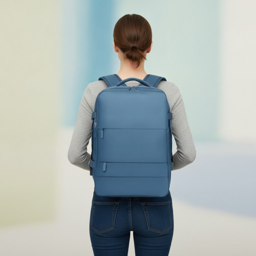 Sleek Modern Travel Laptop Backpack – bags & wallets (view 4)