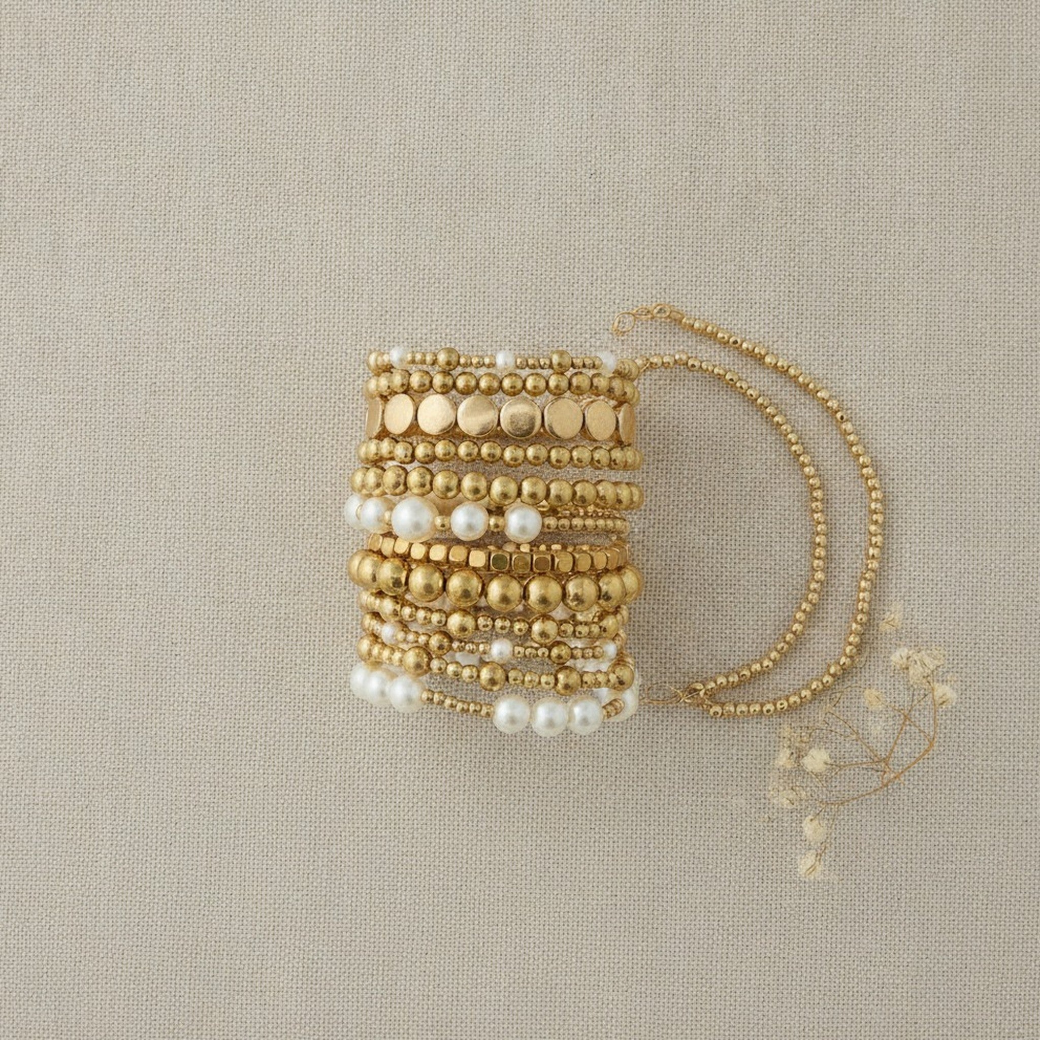 Beaded Stackable Bracelet Set – jewelry (view 3)