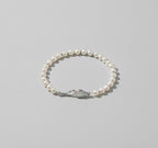 Pearl Beaded Bracelet With Silver Clasp – jewelry (view 1)