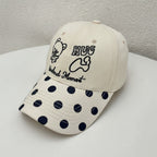 Camo Bear Hug Baseball Cap - Beige SS062