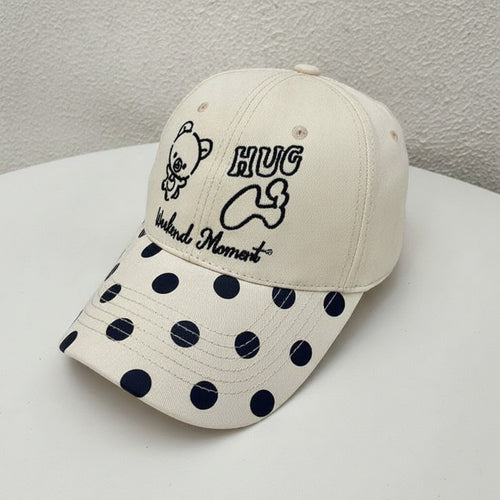 Camo Bear Hug Baseball Cap - Beige SS062 – apparel accessories (view 2)