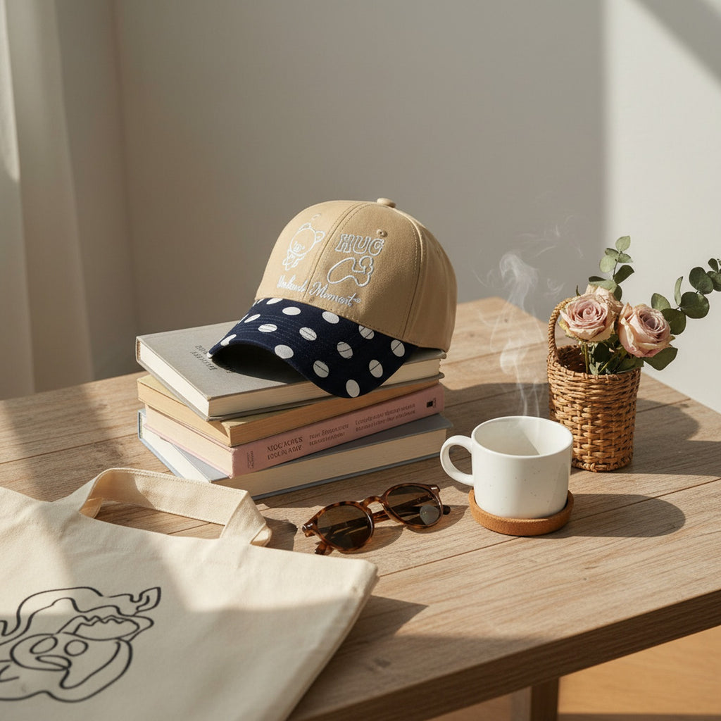Camo Bear Hug Baseball Cap - SS062 Khaki – apparel accessories (view 2)