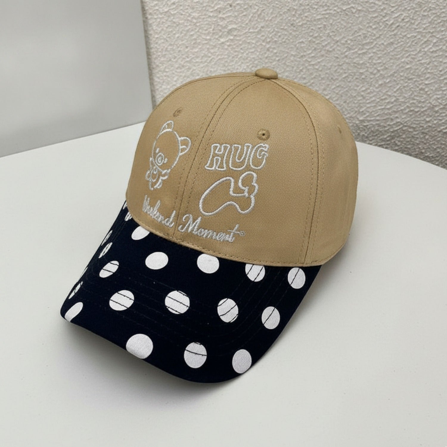 Camo Bear Hug Baseball Cap - SS062 Khaki
