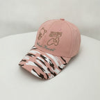 Camo Bear Hug Baseball Cap - SS0622 Pink – apparel accessories (view 3)