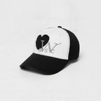 Heart Baseball Cap - Black – apparel accessories (view 3)