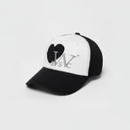 Heart Baseball Cap - Black – apparel accessories (view 1)
