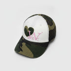 Heart Baseball Cap - Camo