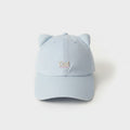 Cat Ear Baseball Cap - Blue Cat Ear Duck Bill Cap – apparel accessories (view 1)