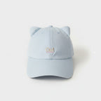 Cat Ear Baseball Cap - Blue Cat Ear Duck Bill Cap – apparel accessories (view 1)