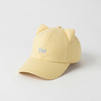 Cat Ear Baseball Cap - Yellow Cat Ear Duck Bill Cap – apparel accessories (view 1)