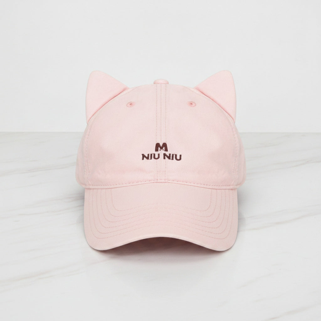Cat Ear Baseball Cap - Pink – apparel accessories (view 2)