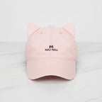 Cat Ear Baseball Cap - Pink – apparel accessories (view 2)