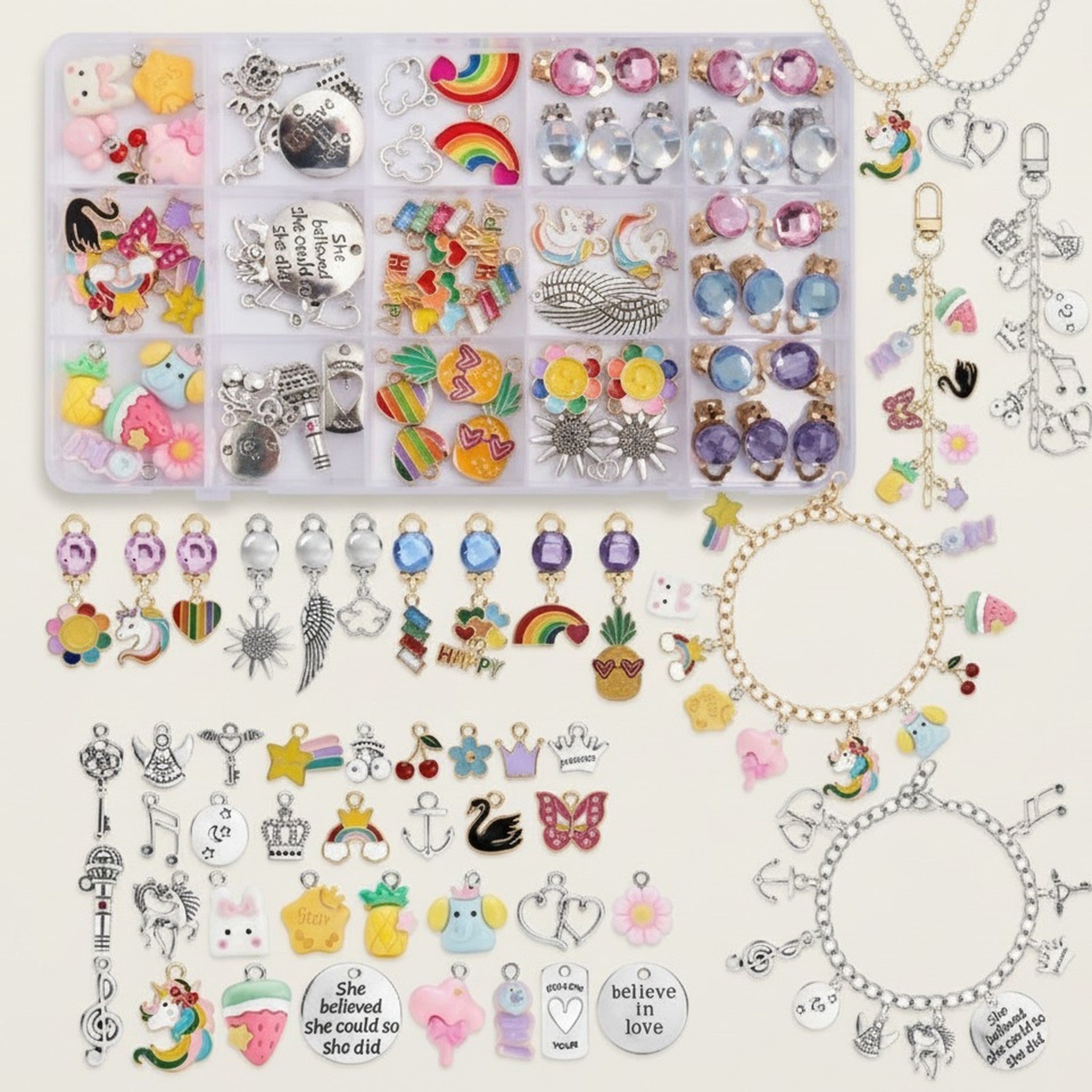 DIY Charm Jewelry Making Kit (view 1)