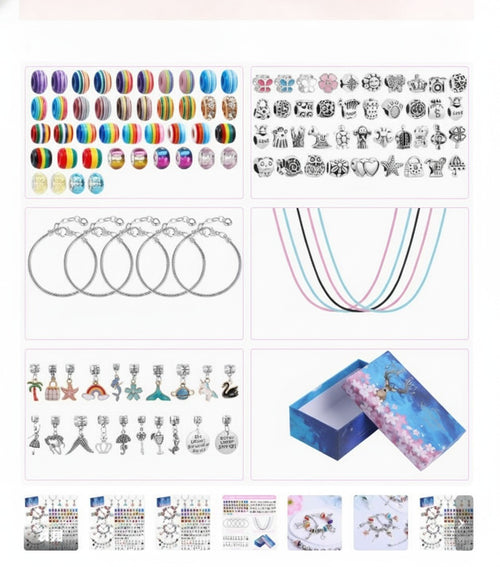 Adorable Deer DIY Charm Bracelet Making Kit – jewelry (view 1)