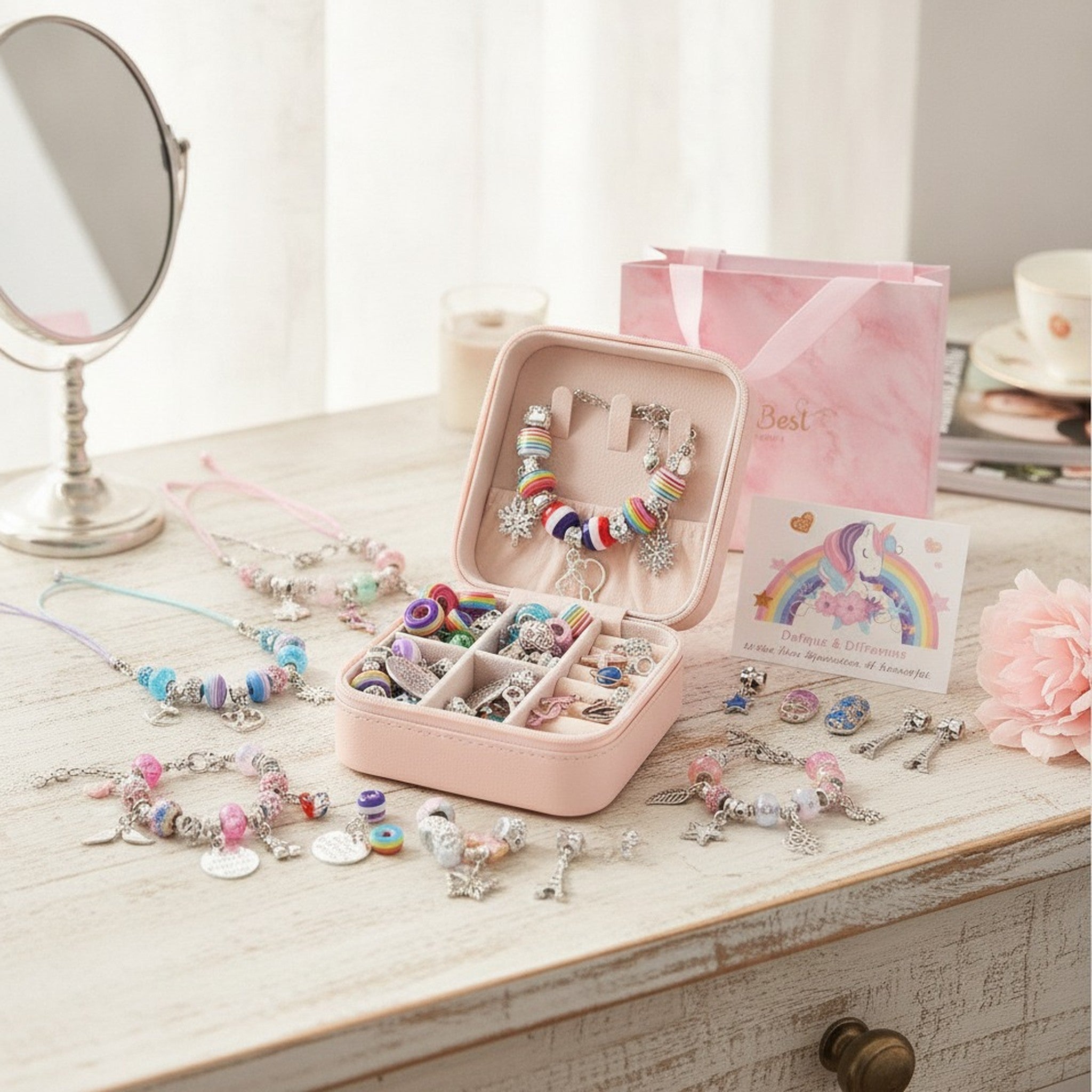 Magical Charm Bracelet Necklace DIY Kit – jewelry (view 2)